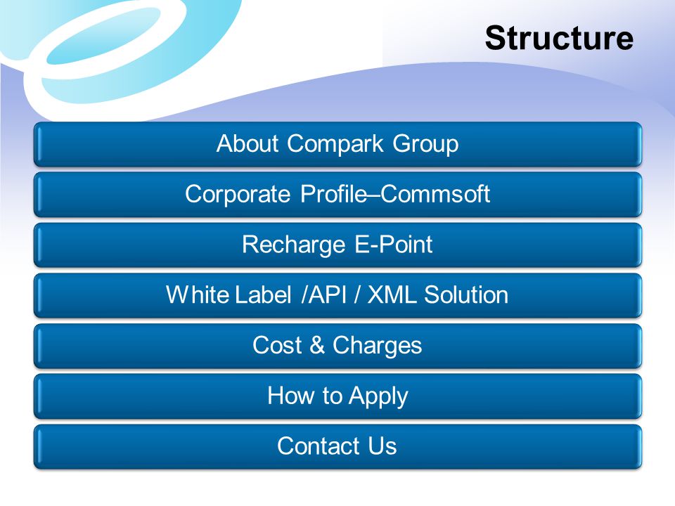 Structure About Compark Group Corporate Profile–Commsoft