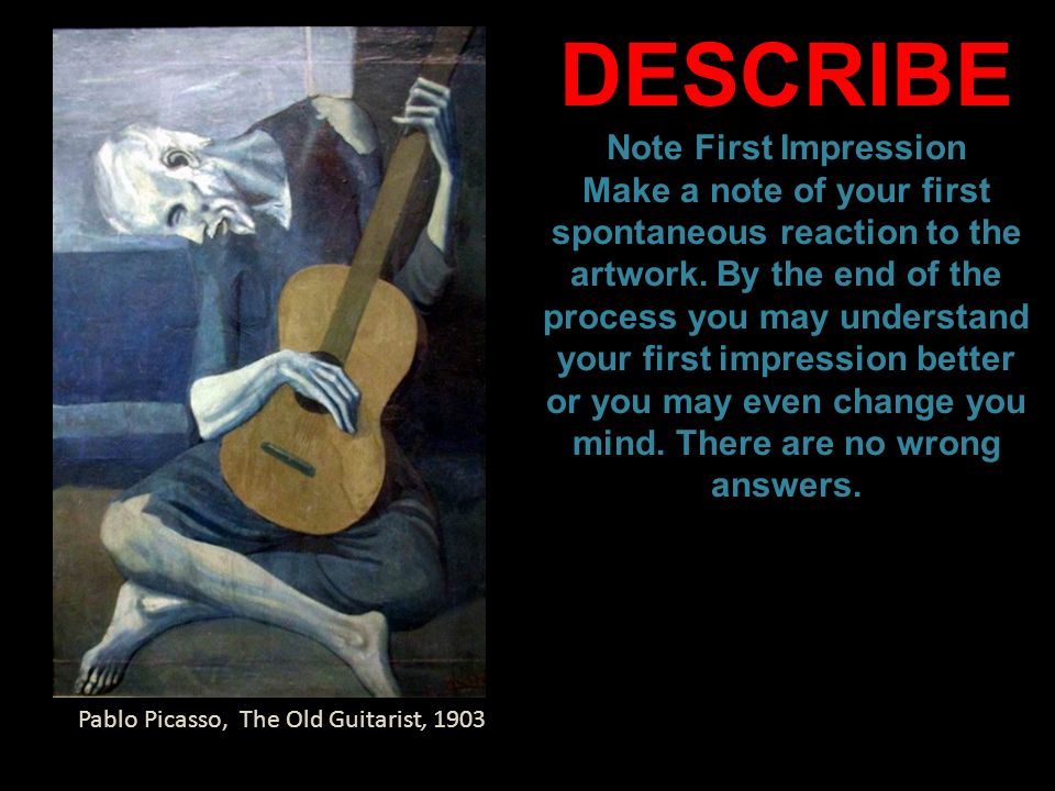 Pablo Picasso, The Old Guitarist, 1903