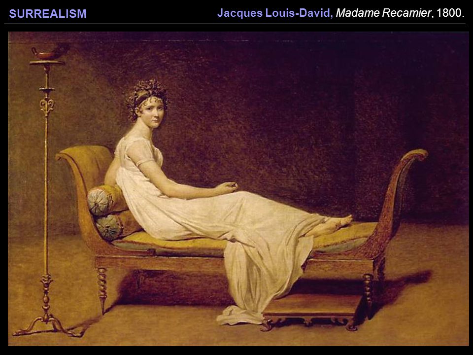 Jacques Louis-David, Madame Recamier, 1800.