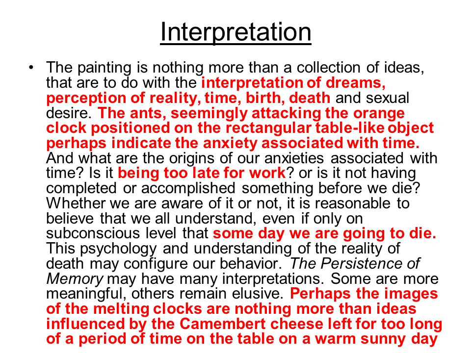 Interpretation