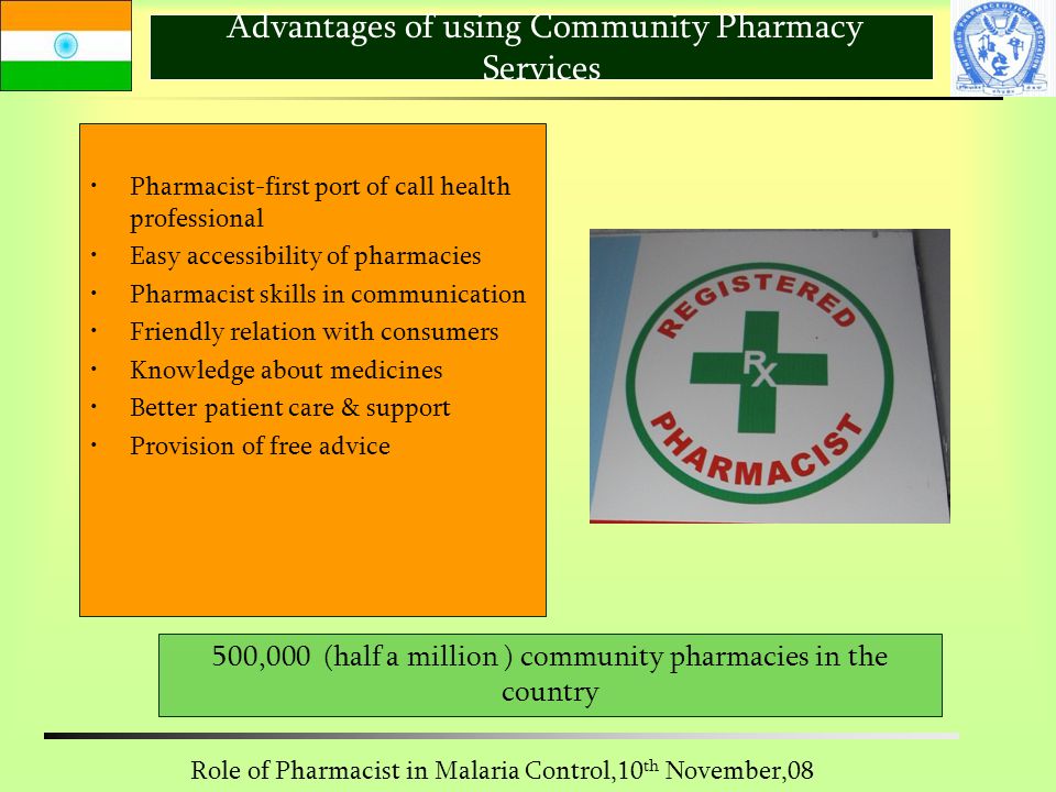 Advantages of using Community Pharmacy Services