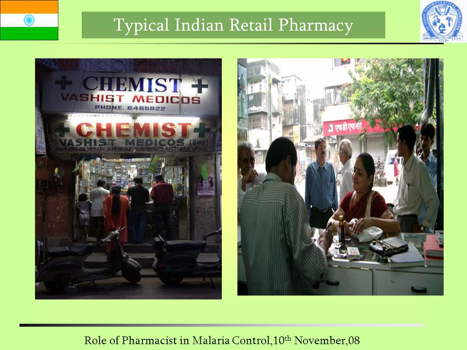 Typical Indian Retail Pharmacy
