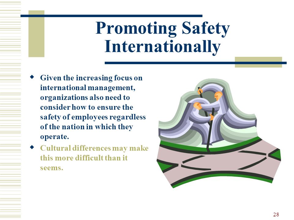 Promoting Safety Internationally