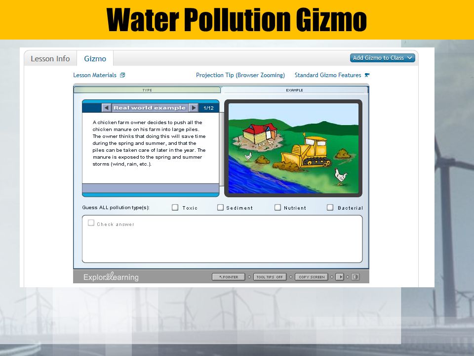 Water Pollution Gizmo