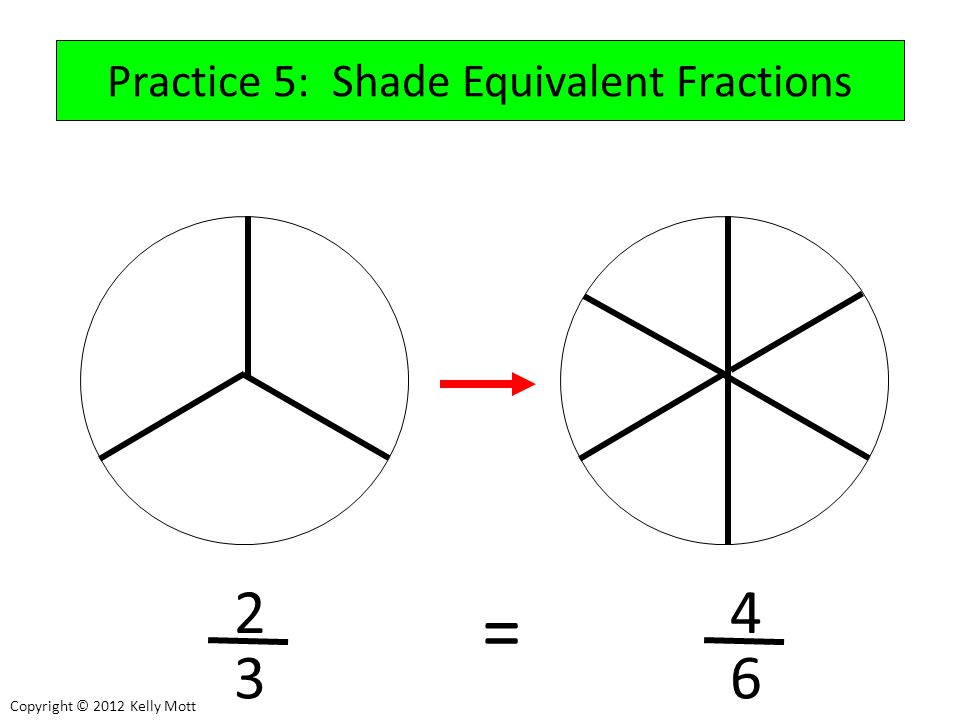 Practice 5: Shade Equivalent Fractions