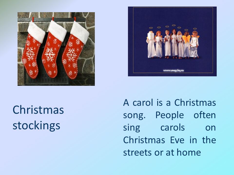 A carol is a Christmas song