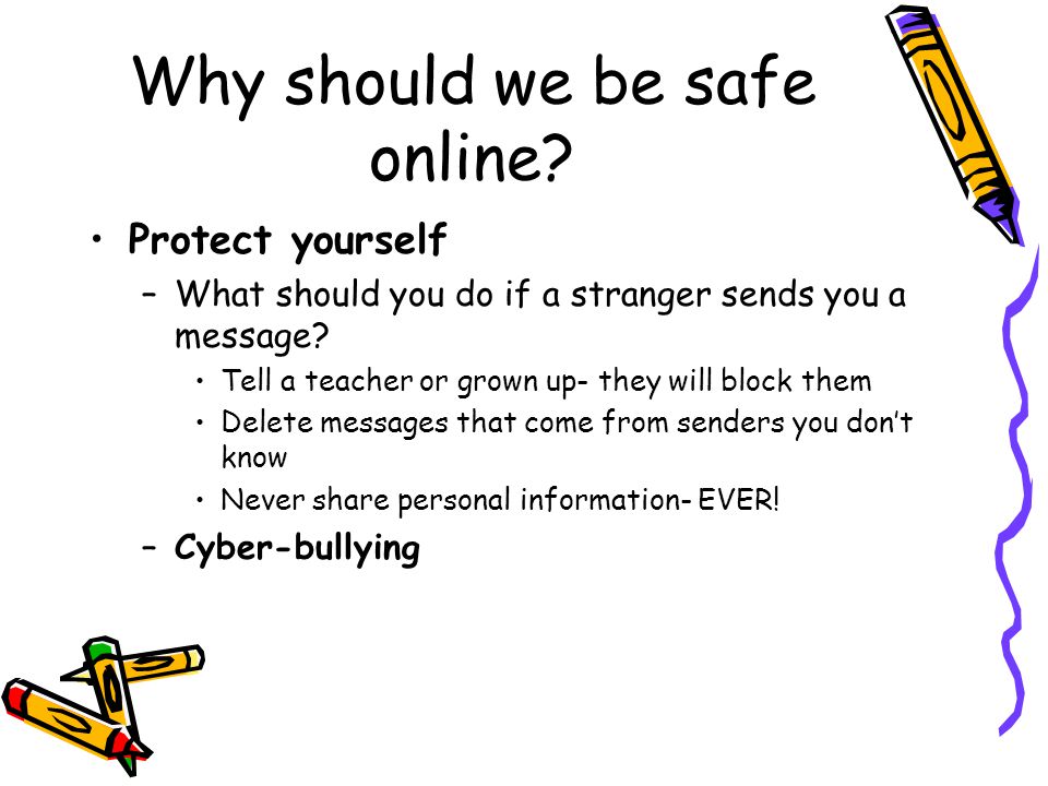 Why should we be safe online
