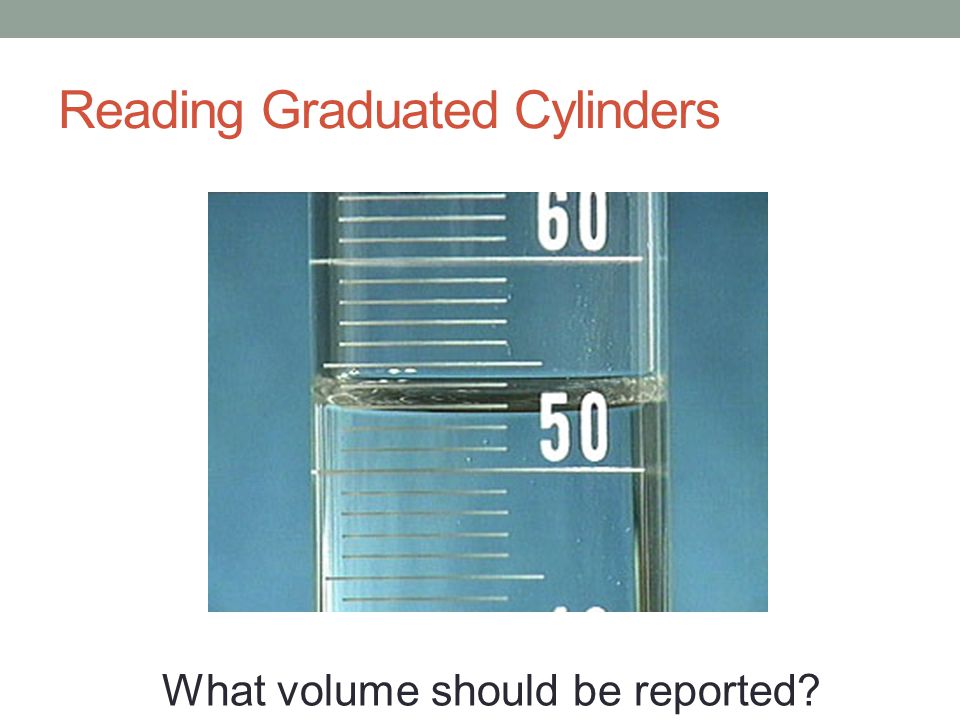 Reading Graduated Cylinders