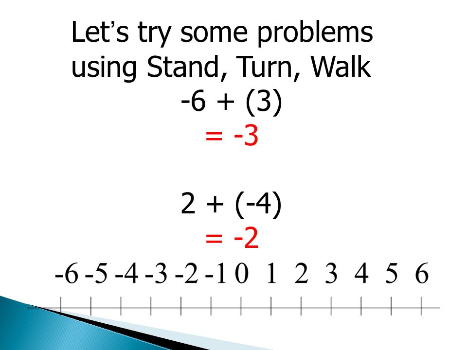 Let’s try some problems using Stand, Turn, Walk
