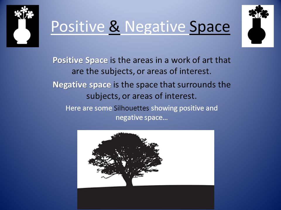 Positive & Negative Space