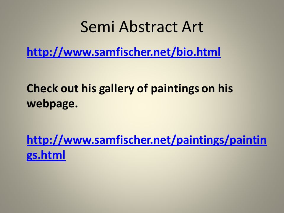 Semi Abstract Art
