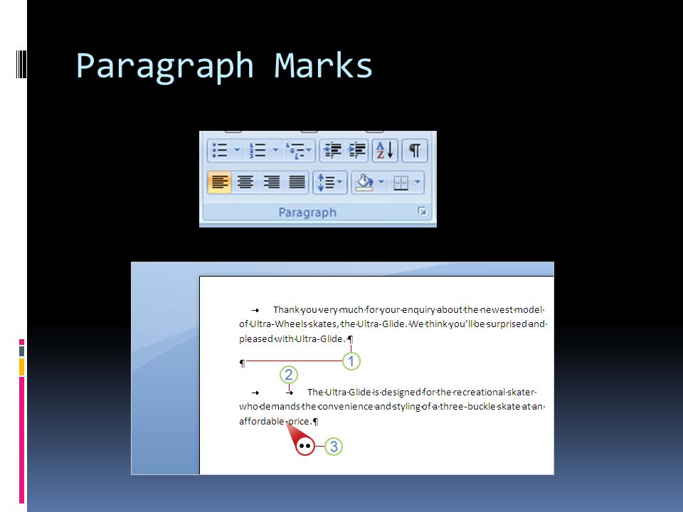 Paragraph Marks