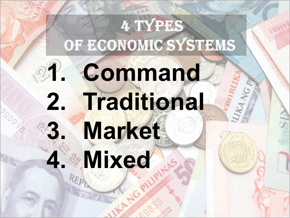4 Types of Economic Systems