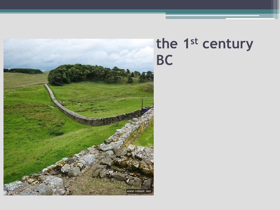 the 1st century BC