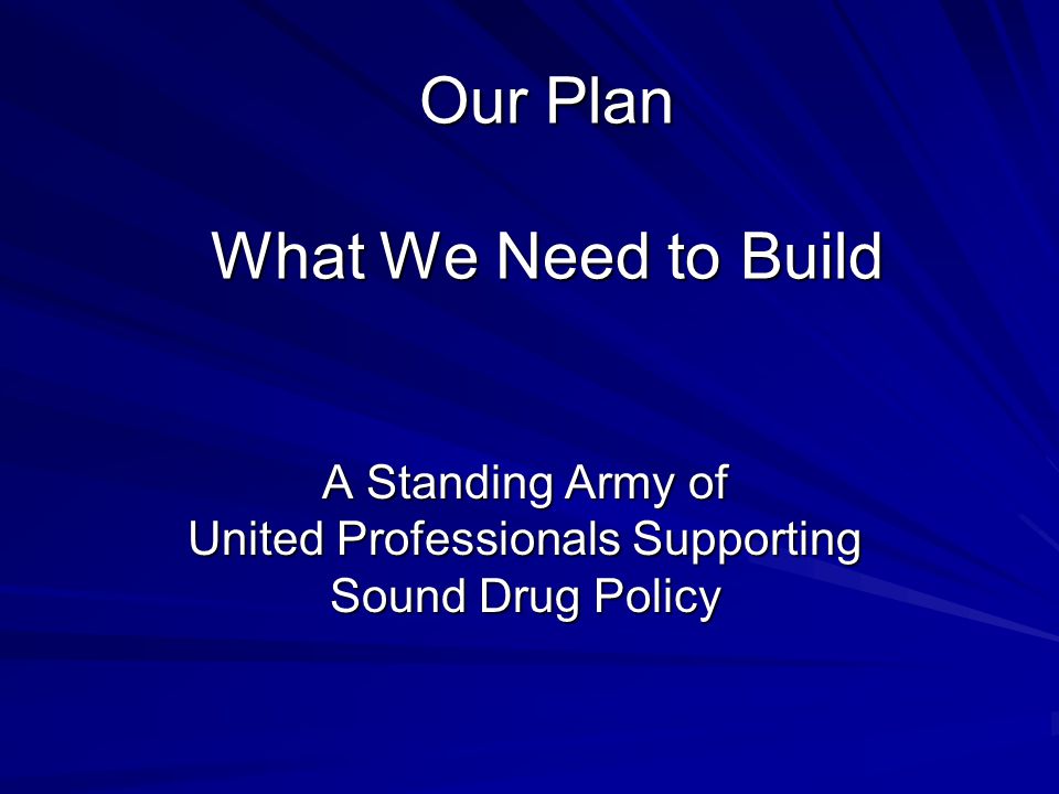 Our Plan What We Need to Build