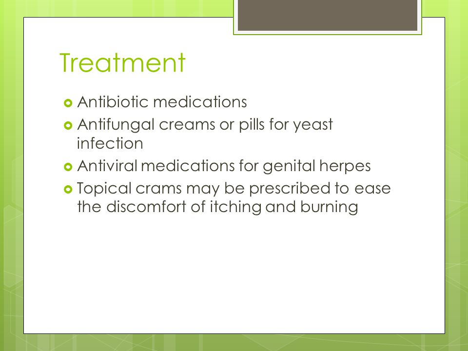 Treatment Antibiotic medications