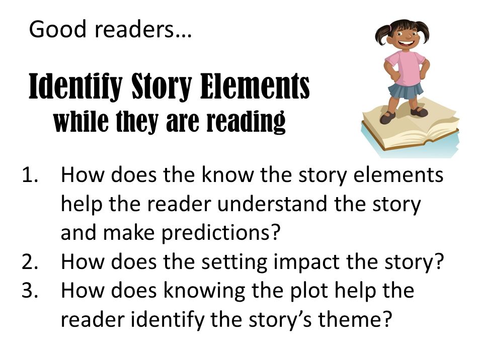 Identify Story Elements while they are reading