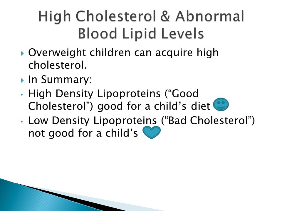 High Cholesterol & Abnormal Blood Lipid Levels