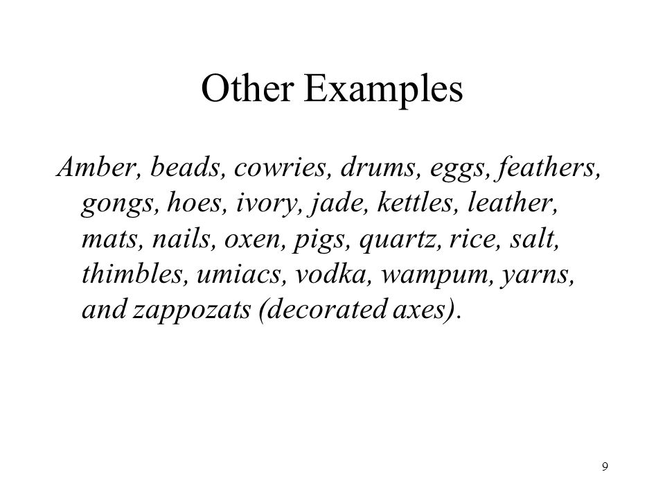 Other Examples