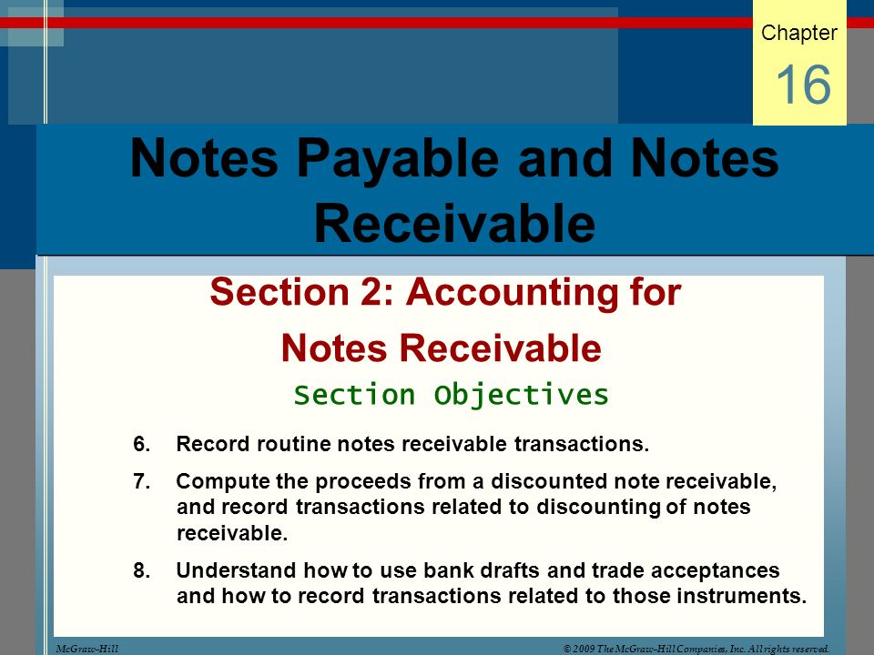 Notes Payable and Notes Receivable