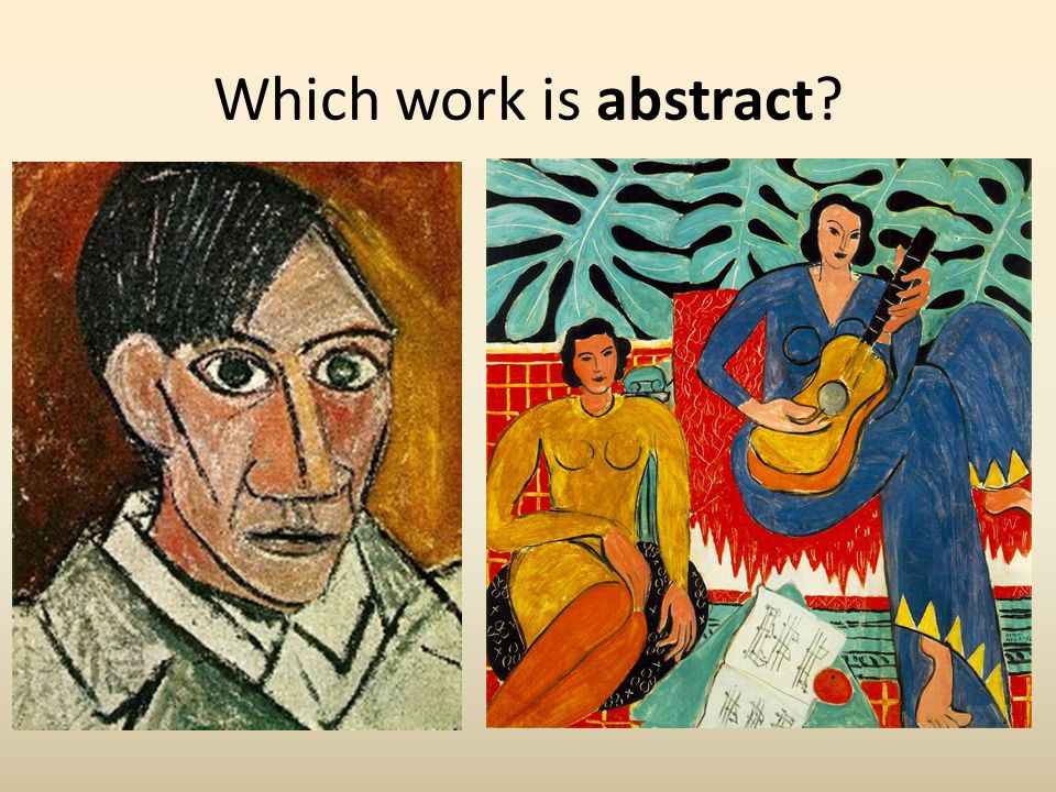 Which work is abstract