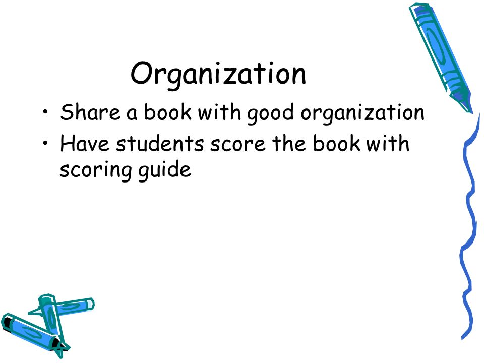Organization Share a book with good organization
