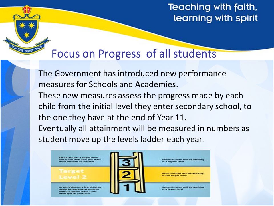 Focus on Progress of all students