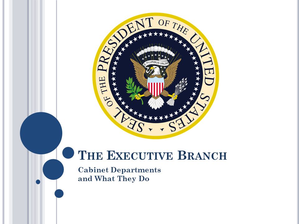 Cabinet Departments And What They Do Ppt Video Online Download