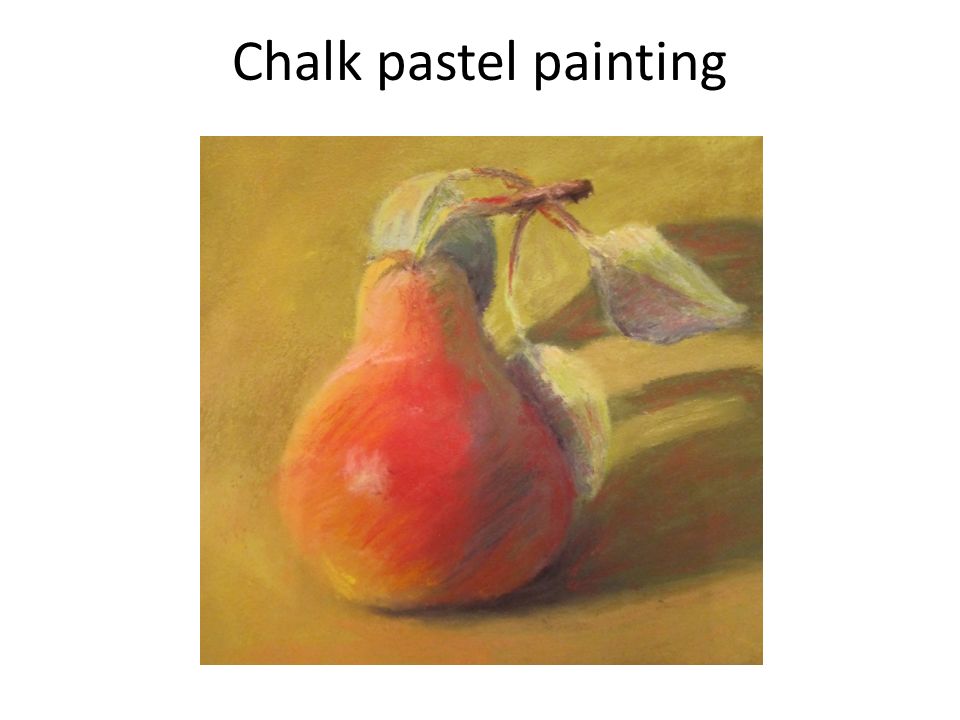 Chalk pastel painting