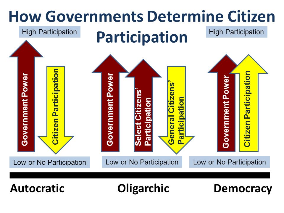 How Governments Determine Citizen Participation