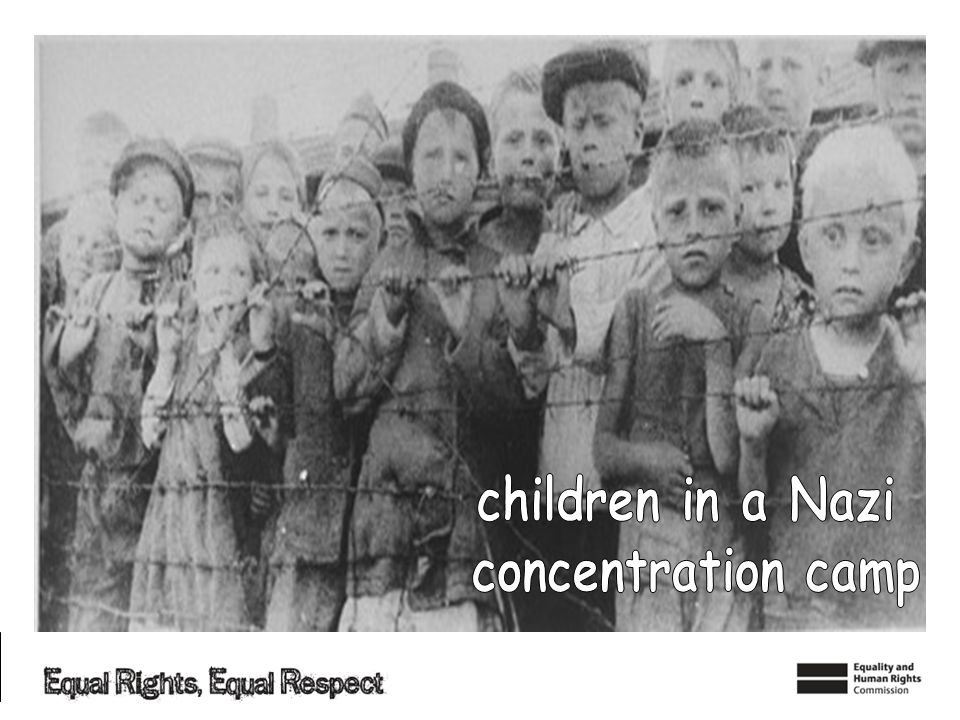 children in a Nazi concentration camp