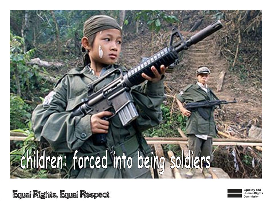 children: forced into being soldiers