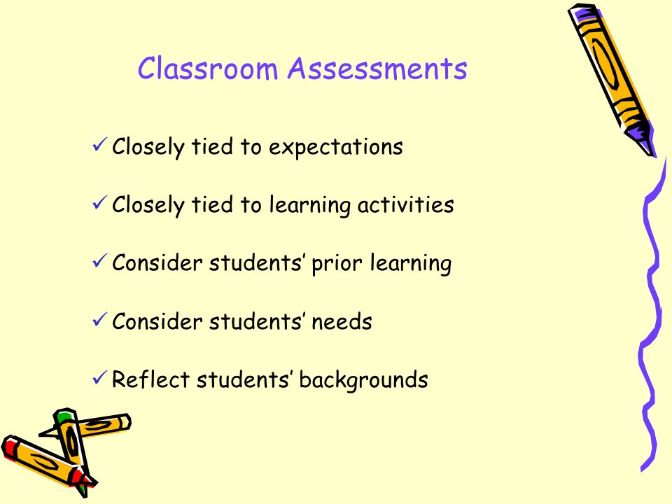 Classroom Assessments