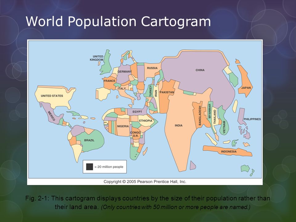 World Population Cartogram