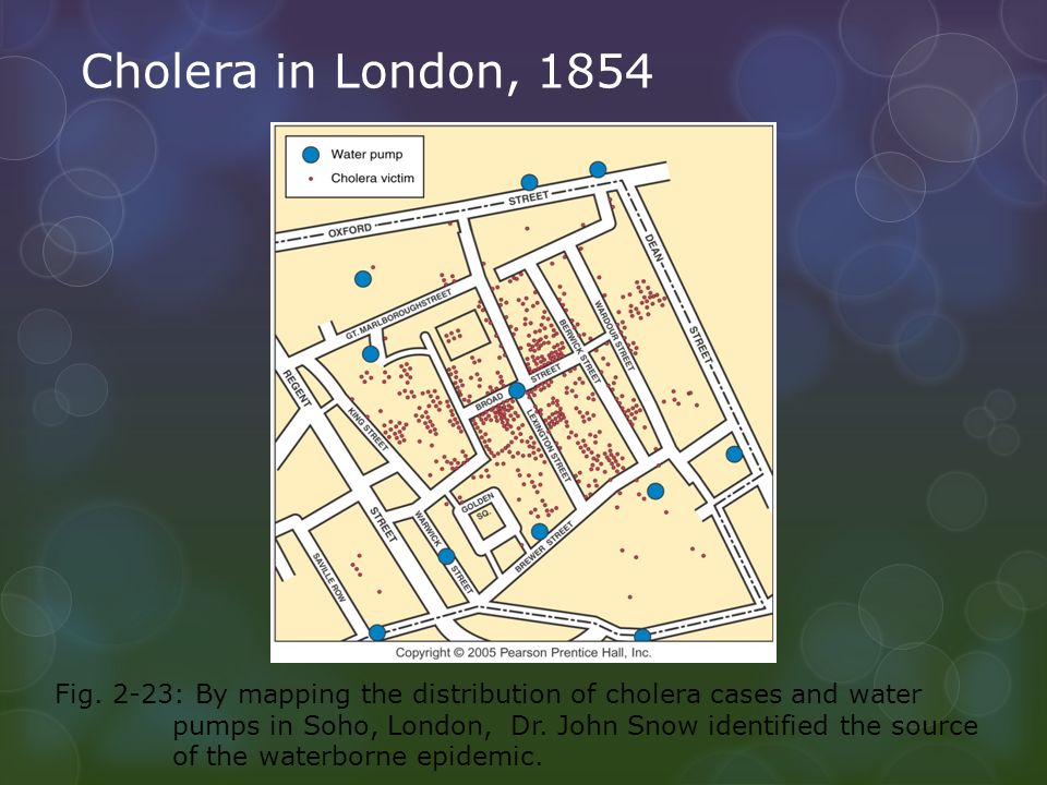 Cholera in London, 1854