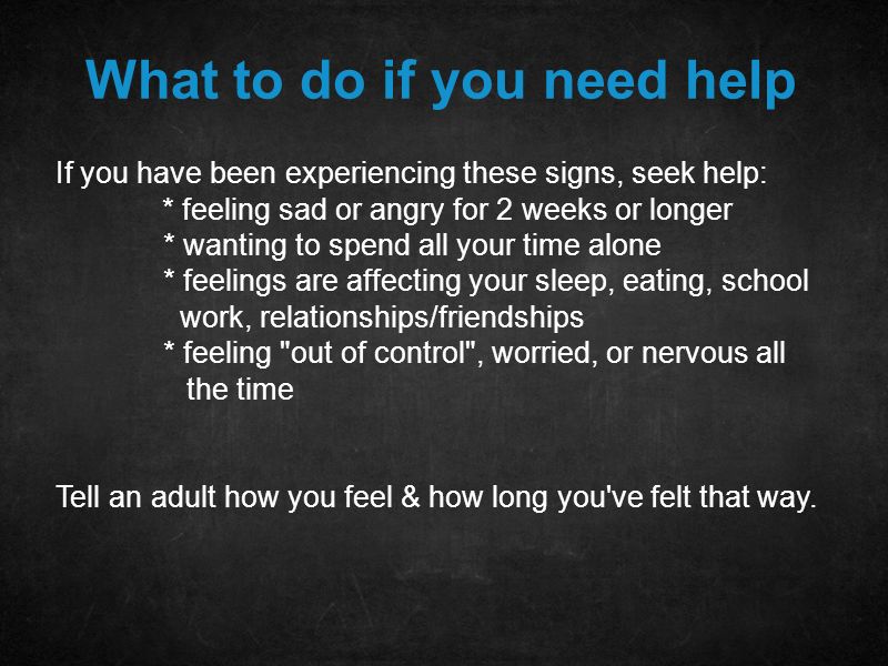 What to do if you need help