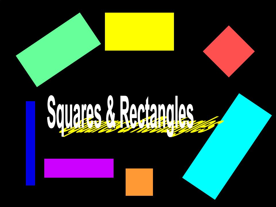 Squares & Rectangles © T Madas
