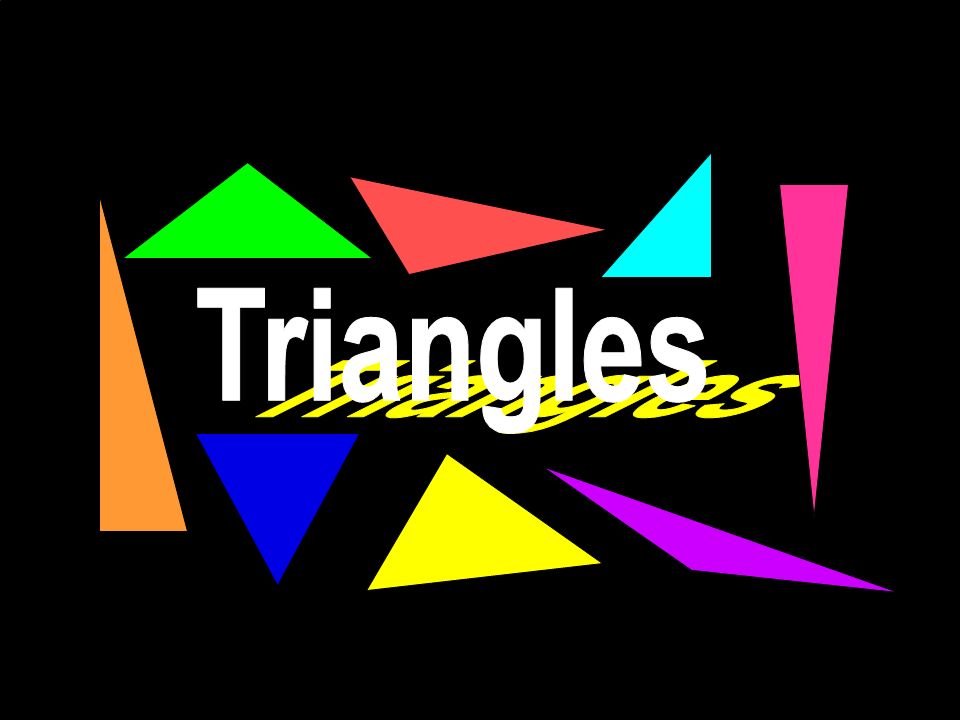 Triangles © T Madas