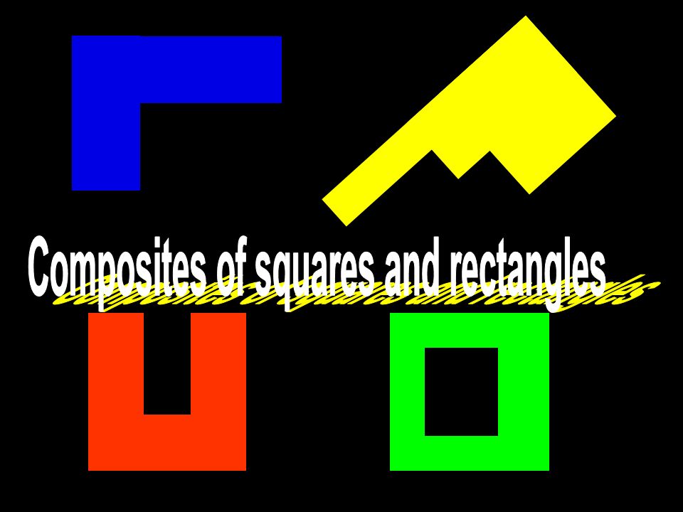 Composites of squares and rectangles
