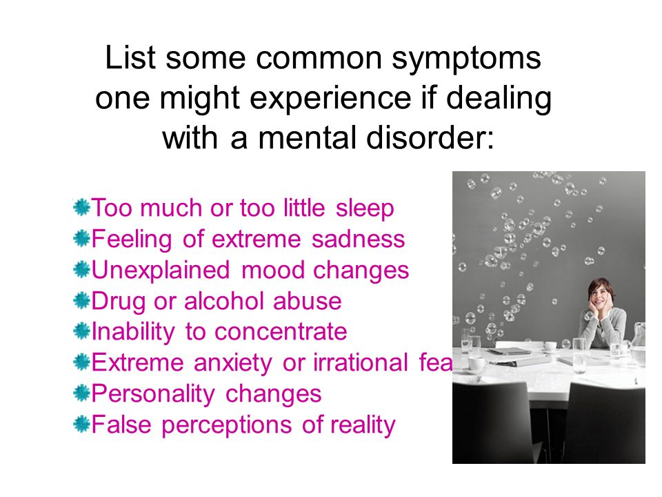 List some common symptoms one might experience if dealing