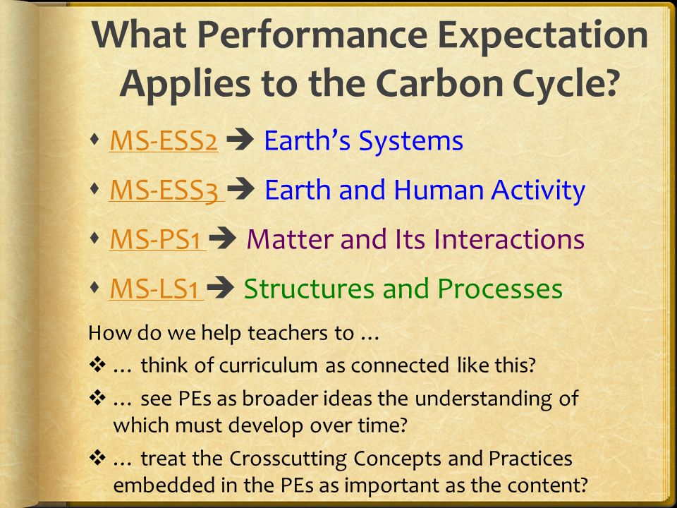 What Performance Expectation Applies to the Carbon Cycle