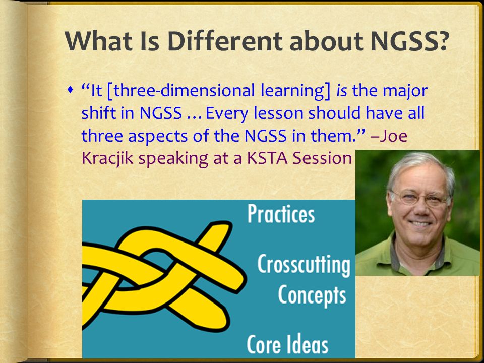 What Is Different about NGSS