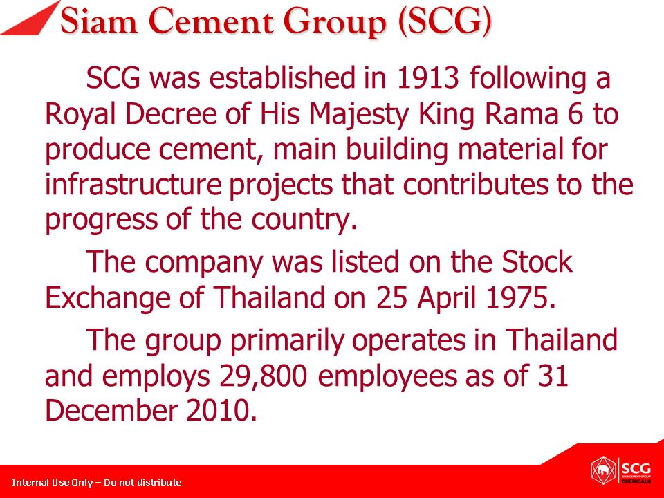 Siam Cement Group (SCG)