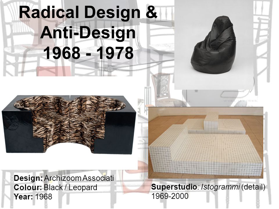 Radical Design & Anti-Design