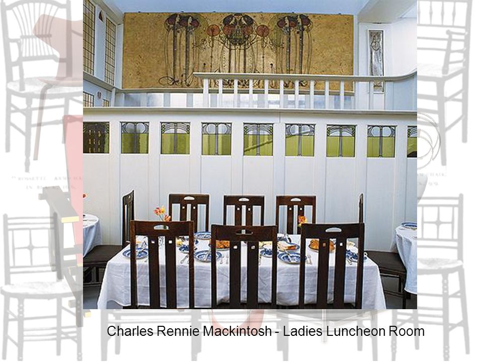 Charles Rennie Mackintosh - Ladies Luncheon Room