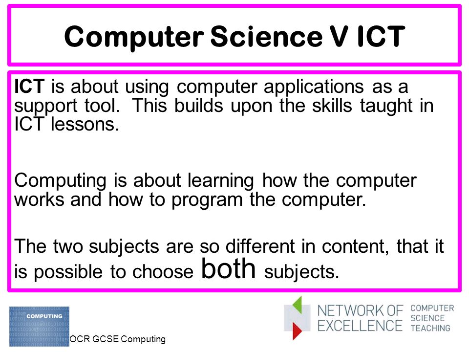 Computer Science V ICT