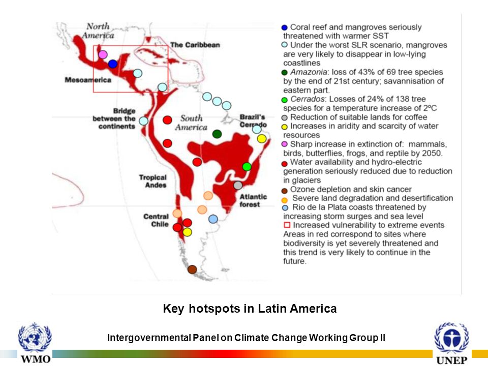 Key hotspots in Latin America