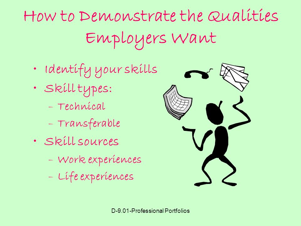 How to Demonstrate the Qualities Employers Want