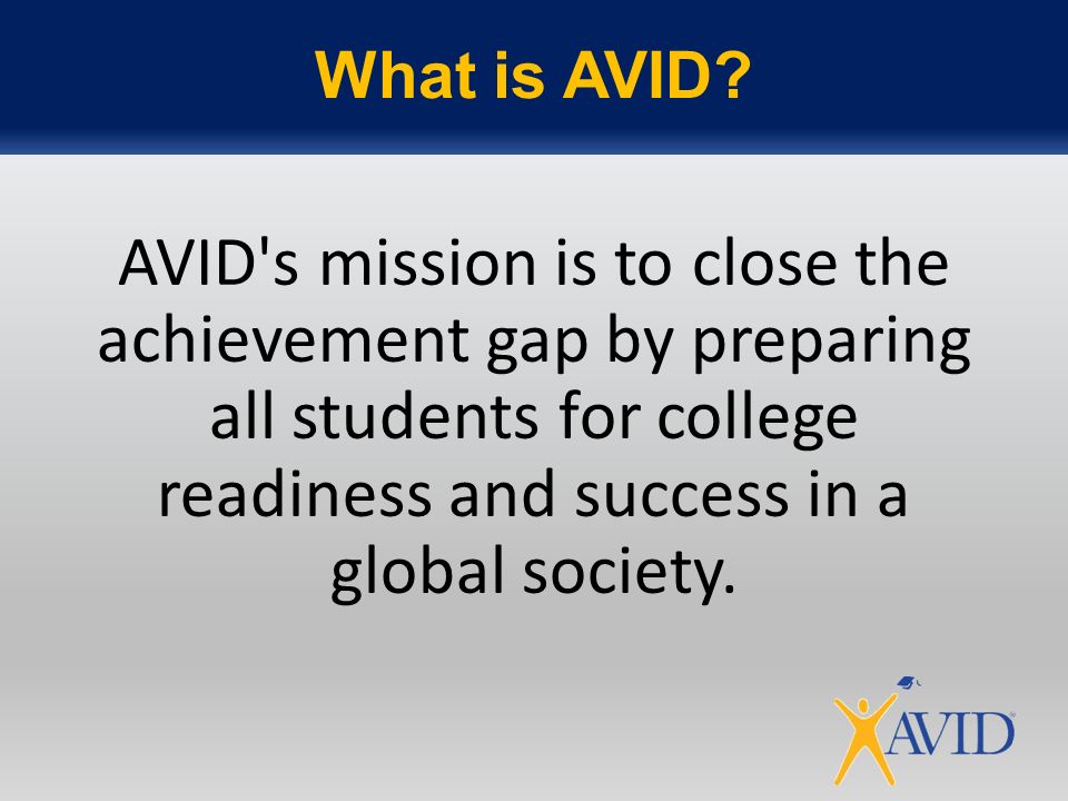 What is AVID.
