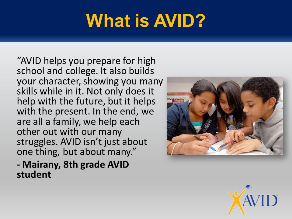 What is AVID